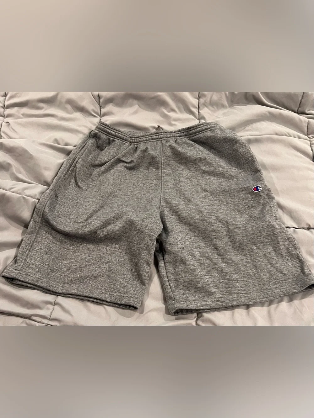Champion Men's XL Gray Soft Fleece Athletic Shorts